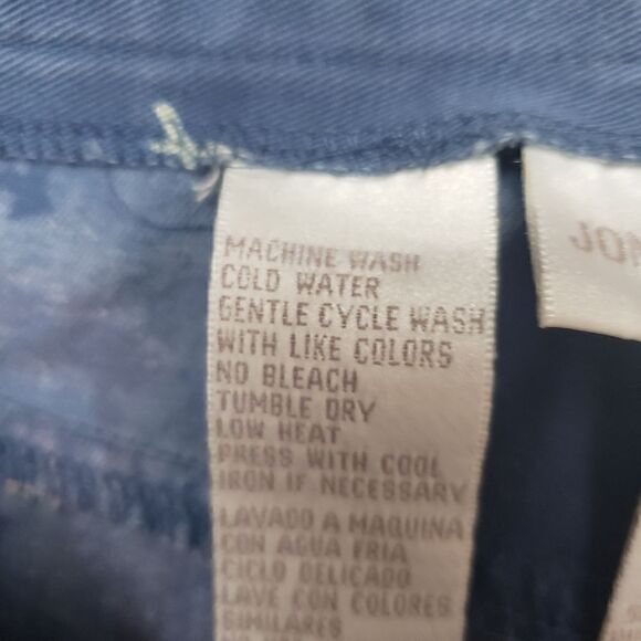 JONES NEW YORK Floral Wide Leg Cropped Pants High Rise 8 - Picture 6 of 6